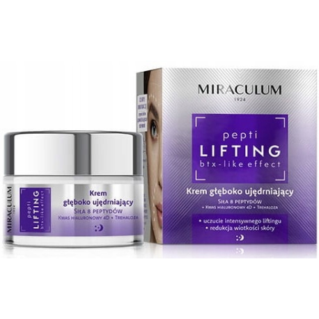 MIRACULUM PEPTI LIFTING KR/TW 50ML GŁĘBOKO UJĘDRNIAJĄCY