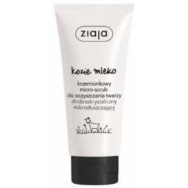 ZIAJA KOZIE MLEKO KRZEMIONKOWY MICRO-SCRUB DO OCZYSZCZANIA TWARZY 75ML KRÓTKA DATA KWIECIEŃ