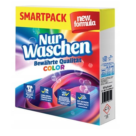 NUR WASCHEN PROSZ 420G (6) COLOR
