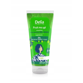 DELIA FRUIT ME UP! ŻEL/PR 200ML LIMONKA WYGŁADZ.