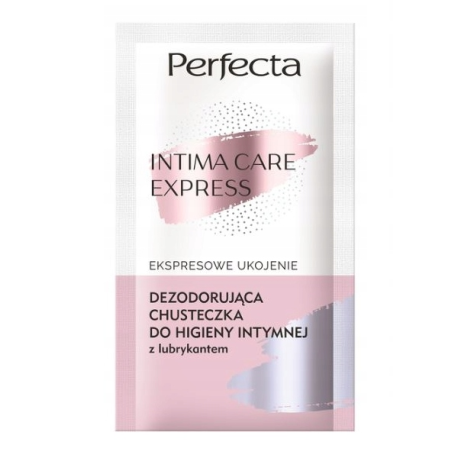 PERFECTA CHUST/ INTYM INTIMA CARE EXPRESS 1SZT ODŚWIEŻAJĄCA Z LUBRYKANTEM