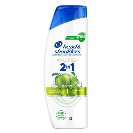 HEAD&SH. SZ/WŁ 400ML APPLE 2W1