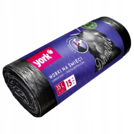 YORK WORKI NA ŚMIECI UNIWERSALNE 15SZT 35L DIAMON