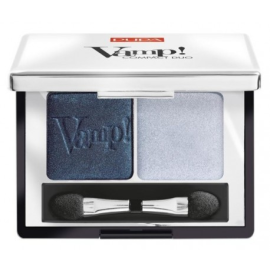 PUPA MILANO VAMP CIEŃ DO POWIEK COMPACT DUO 2,2G 012 MAGNETIC BLUE