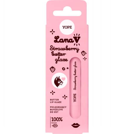 YOPE BŁYSZ/UST 8ML STRAWBERRY BUTTER