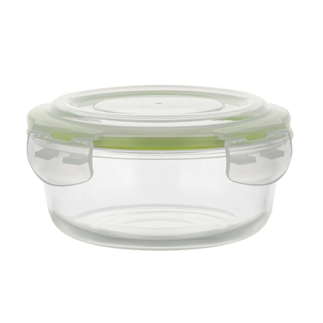 FLORINA FRIGO POJEMNIK DO ŻYWNOŚCI SZKLANY OKRĄGŁY 620ML