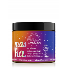 ONLY BIO HAIR IN BALANCE MASKA DO WŁOSÓW 400ML NISKOPOROWATYCH