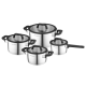 FLORINA KOMPLET GARNKÓW NIERDZEWNYCH CHEF 8 ELEMENTÓW