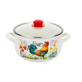 FLORINA GARNEK EMALIOWANY PYZA KOGUCIK 20CM 4,0L