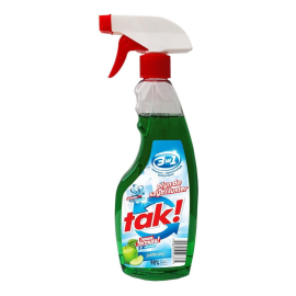 TAK PŁYN DO MYCIA SZYB Z DOZOWNIKIEM 500ML JABŁKO