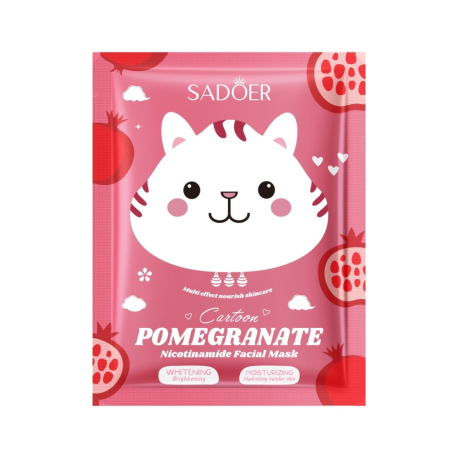 SADOER MASECZKA DO TWARZY W PŁACHCIE POMEGRANATE