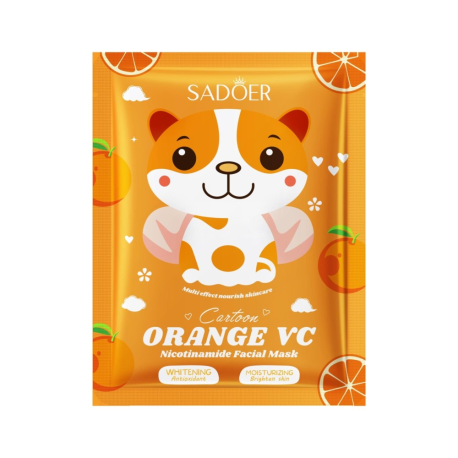 SADOER MASECZKA DO TWARZY W PŁACHCIE ORANGE VC