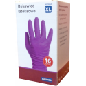 LUXIMED RĘKAWICZKI NITRYLOWE FIOLETOWE 16 SZTUK XL