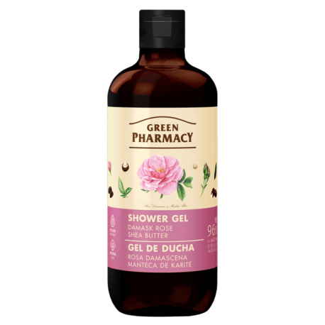 GREEN PHARMACY ŻEL/PR 500ML RÓŻA DAMASCEŃSKA I MASŁO SHEA