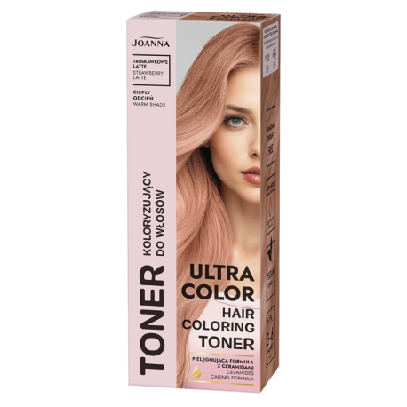 JOANNA ULTRA COLOR TONER/WŁ 100G TRUSKAWKOWE LATTE