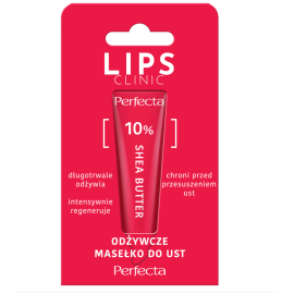 PERFECTA LIPS CLINIC MASEŁKO DO UST 10% SHEA BUTTER 10G KRÓTKA DATA MAJ