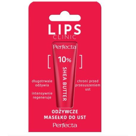 PERFECTA LIPS CLINIC MASEŁKO DO UST 10% SHEA BUTTER 10G