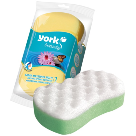 YORK GĄBKA DO MYCIA CIAŁA MASAŻOWA MOTYL 1 SZTUKA