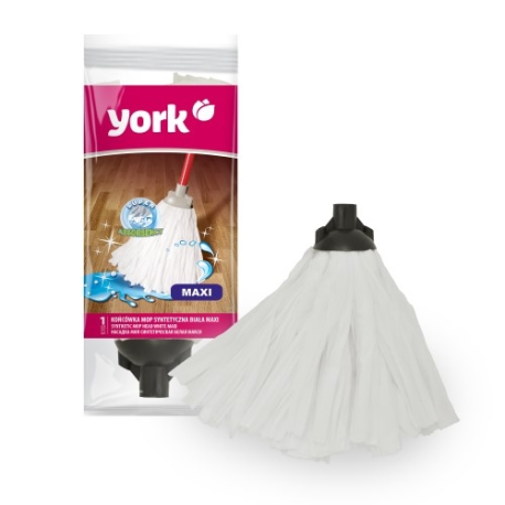 YORK KOŃCÓWKA MOP SYNTETYCZNA BIAŁA MAXI