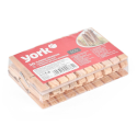 YORK KLAMERKI DREWNIANE DO PRANIA 20SZTUK