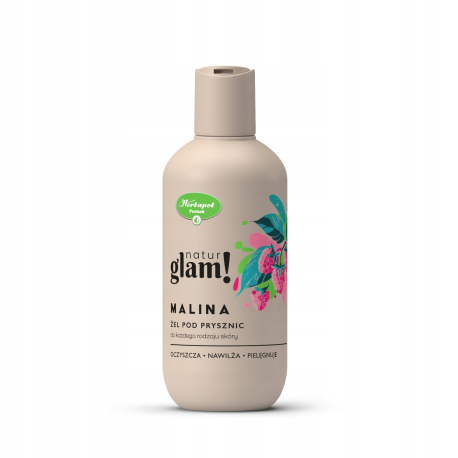NATUR GLAM! ŻEL/PR 300ML MALINA