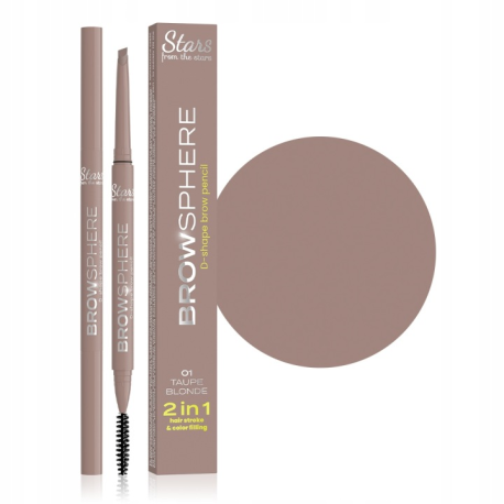 STARS FROM THE STARS BROWSPHERE KRED/BRWI 0,14G 01 TAUPE BLONDE