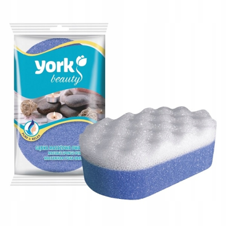 YORK GĄBKA MASAŻOWA OWAL