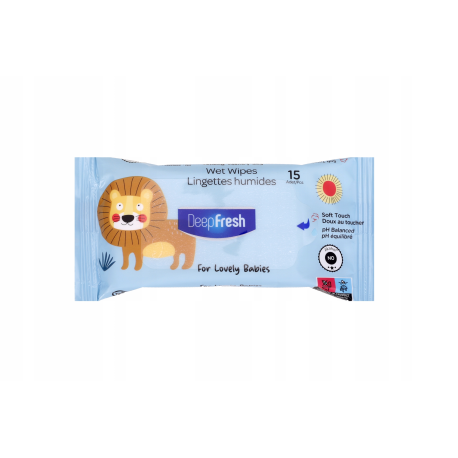 RAVI DF CHUSTECZKI LOVELY BABIES CHUSTECZKI NAWILŻ. 15SZT LEON