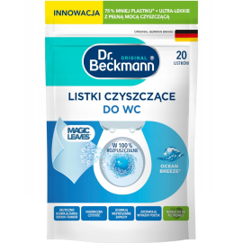 DR BECKMANN LISTKI CZYSZCZĄCE DO TOALET WC 20SZTUK OCEAN