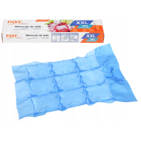 RAVI WORECZKI DO LODU SAMOZAMYKAJĄCE XXL 90 KOSTEK 60257 * ! $