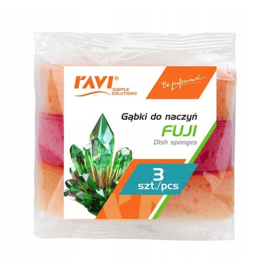 RAVI GĄBKA DO MYCIA NACZYŃ FUJI 5SZTUK