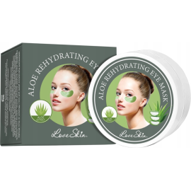 LOVE SKIN PŁATKI POD OCZY 60SZTUK ALOE VERA