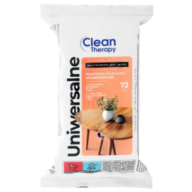 CLEAN THERAPY ŚCIERECZKI NAWILŻANE 72SZTUKI UNIWERSALNE