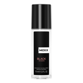 MEXX BLACK WOMEN DEZODORANT PERFUMOWANY W SZKLE 75ML DLA KOBIET OPI
