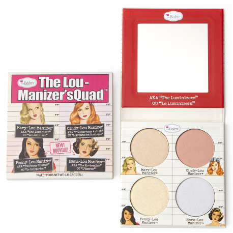 THE BALM PALETA ROZŚWIETLACZY MANIZER'S SQUAD