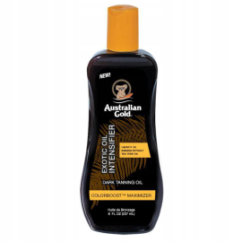 AUSTRALIAN GOLD EXOTIC OIL INTENSIFIER OL/C 237ML DARK TANNING