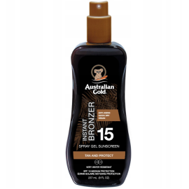 AUSTRALIAN GOLD INSTANT BRONZER SPR/OPAL 237ML SPF15