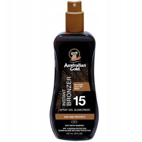 AUSTRALIAN GOLD INSTANT BRONZER SPR/OPAL 237ML SPF15