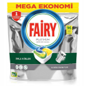 FAIRY PLATINIUM ALL IN ONE TABLETKI DO ZMYWARKI 96SZTUK CYTRYNA