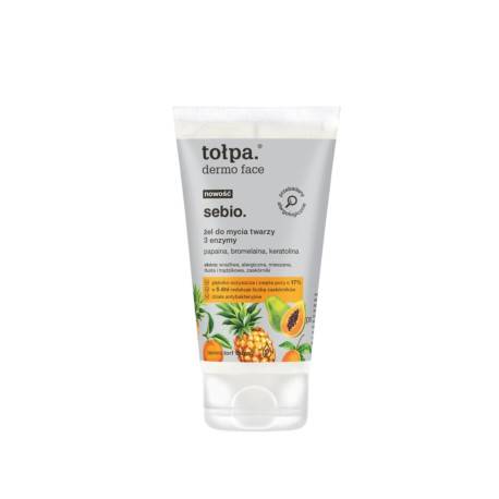 TOŁPA SEBIO ŻEL DO MYCIA TWARZY 3 ENZYMY 150ML
