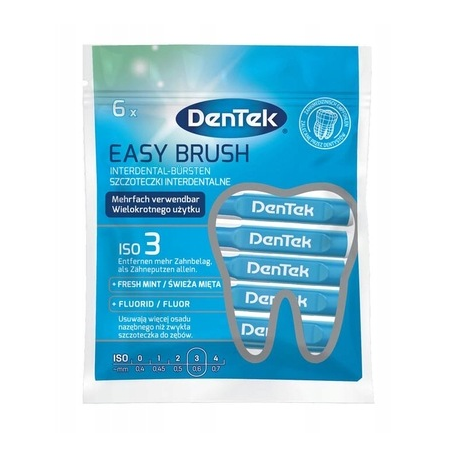 DENTEK EASY BRUSH NIĆ A'6 ROZMIAR 3