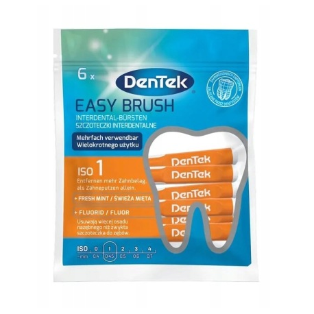 DENTEK EASY BRUSH NIĆ A'6 ROZMIAR 1