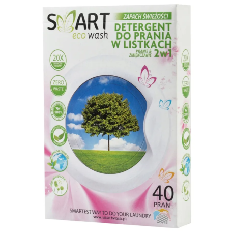 SMART ECO WASH DETERGENT/PRA/LIS 40SZT 2W1 ZAPACH ŚWIEŻOŚCI