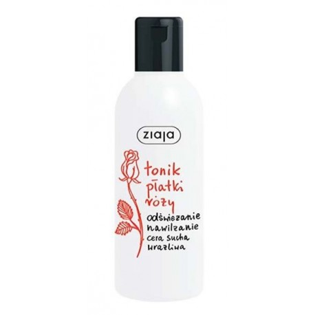 ZIAJA TONIK DO TWARZY PŁATKI RÓŻY 200ML 