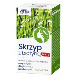 VITTER BLUE SKRZYP Z BIOTYNĄ FORTE 45SZTUK TABLETEK