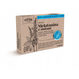 VITTER HERBS MELATONINA Z ZIOŁAMI 20SZTUK TABLETEK