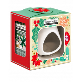 YANKEE CANDLE HOME INSPIRATION ZESTAW PREZENTOWY CHRISTMAS KOMINEK Z WOSKIEM