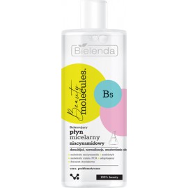 BIELENDA MOLECULES PŁYN MICELARNY DO TWARZY 500ML NIACYNAMIDOWY DO CERY PROBLEMATYCZNEJ KRÓTKA DATA GRUDZIEŃ