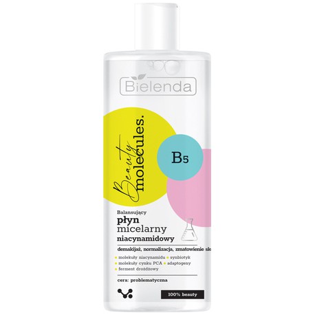 BIELENDA MOLECULES PŁ/MICELARNY 500ML NIACYNAMIDOWY