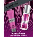 BRUNO BANANI ZESTAW PRZENTOWY KOSMETYCZNY DLA KOBIET PURE WOMAN DEZODORANT 50ML ŻEL POD PRYSZNIC 50ML